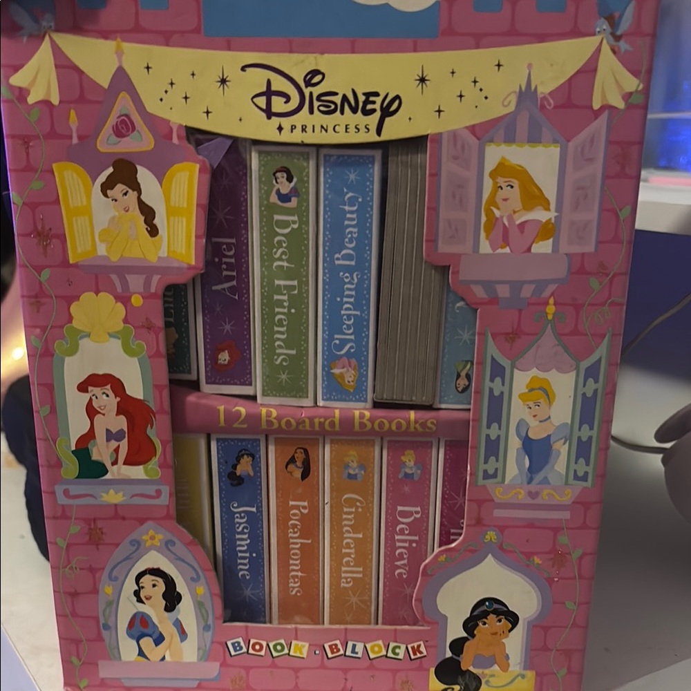 Disney Princess 12 Board Books Set